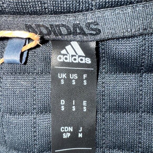ADIDAS  NWT Men's Water Repellent 1/4 Zip Fleece Pullover Golf Gray Black Small - Picture 8 of 10